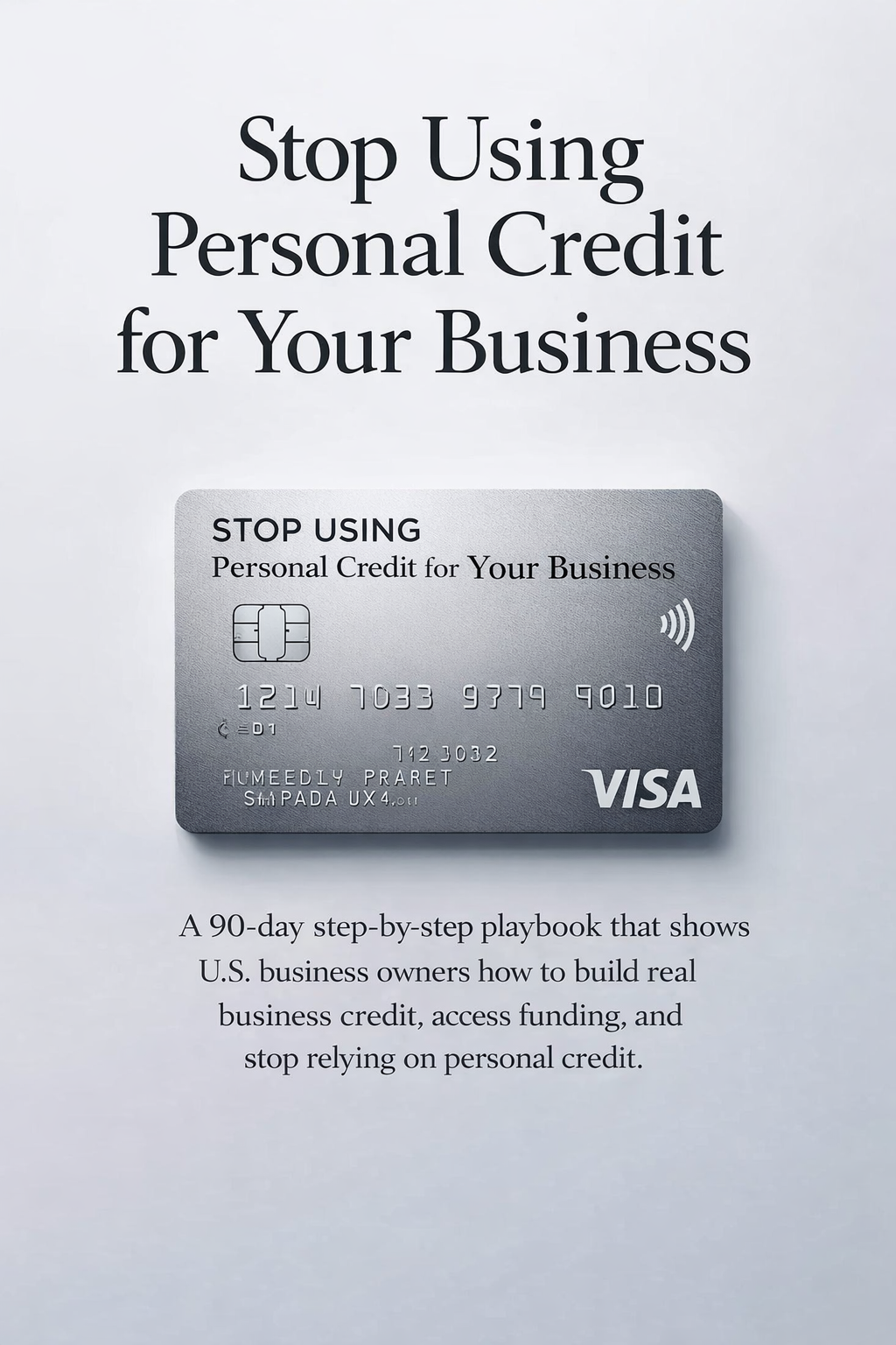 Stop Using Personal Credit for Your Business